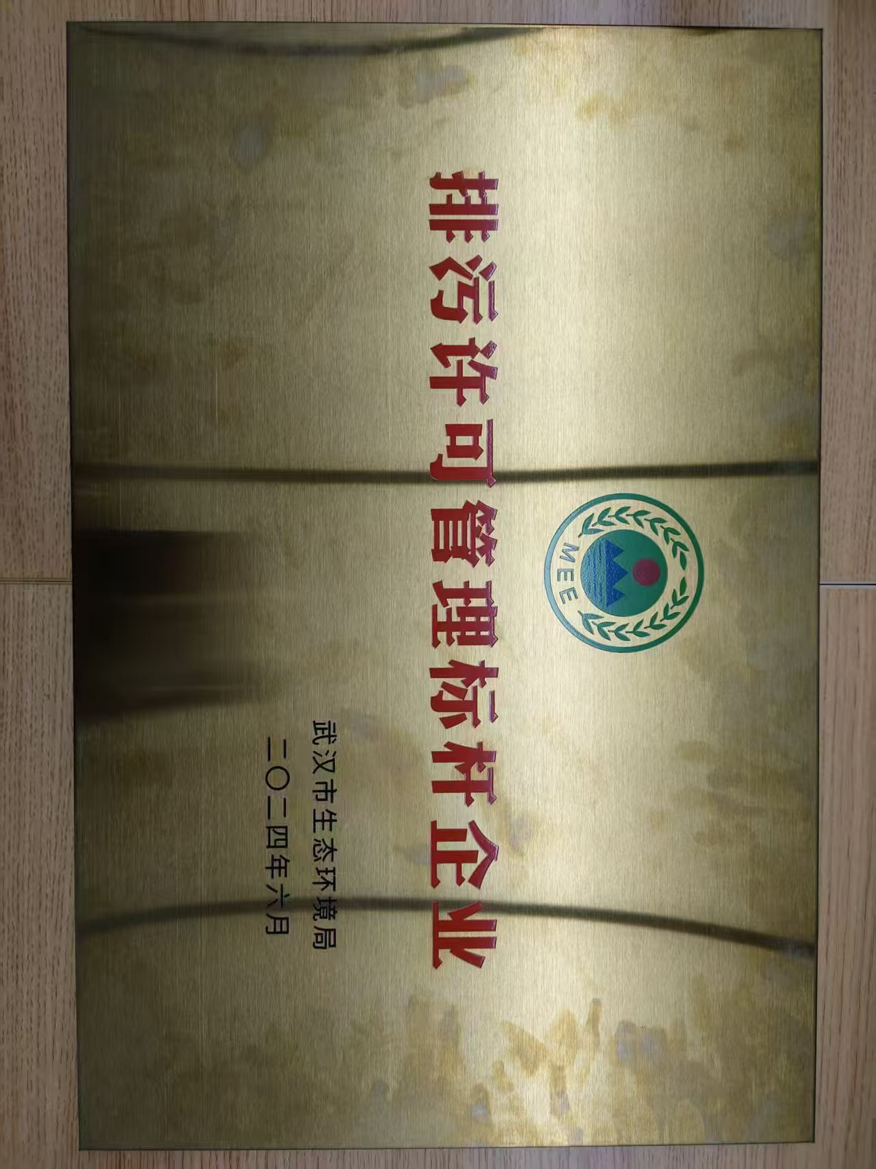 2024 年,TCL華星旗下武漢華星榮獲武漢市“排污許可標桿管理企業(yè)”獎牌